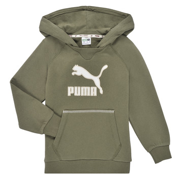 material Boy sweaters Puma T4C HOODIE Kaki