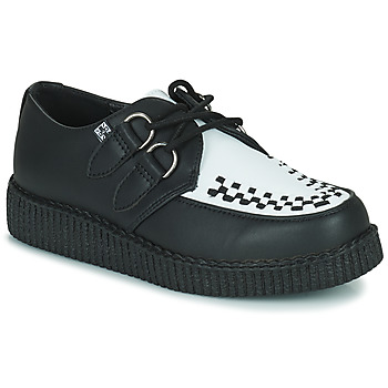 Shoes Derby shoes TUK VIVA LOW TOE CREEPER Black / White