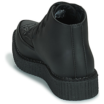 TUK POINTED CREEPER 3 BUCKLE BOOT Black