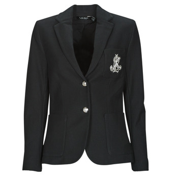 material Women Jackets / Blazers Lauren Ralph Lauren ANFISA-LINED-JACKET Black