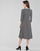 Clothing Women Long Dresses Lauren Ralph Lauren CARLYNA-3/4 SLEEVE-DAY DRESS Black