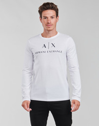 material Men Long sleeved shirts Armani Exchange 8NZTCH White