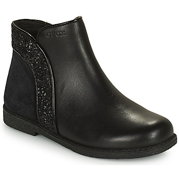 Shoes Girl Mid boots Geox SHAWNTEL Black