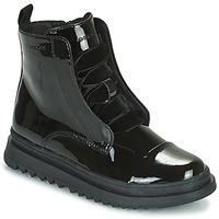 Shoes Girl Mid boots Geox GILLYJAW Black