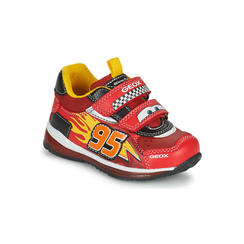 kampioen Definitief land Geox TODO Red / Yellow - Free delivery | Spartoo NET ! - Shoes Low top  trainers Child USD/$52.00