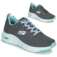 Shoes Women Low top trainers Skechers ARCH FIT Grey / Blue