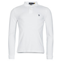 Clothing Men long-sleeved polo shirts Polo Ralph Lauren TREKINA White