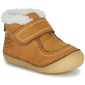 Shoes Girl Mid boots Kickers SOMOONS Camel