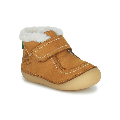 Shoes Children Mid boots Kickers SOMOONS Camel