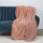 Home Blankets / throws The home deco factory FLAVIE Coral