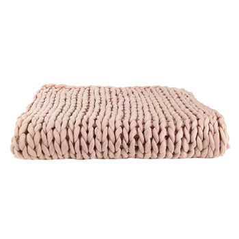 Home Blankets, throws The home deco factory CHUNKY Pink