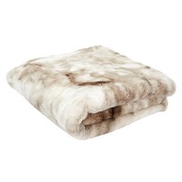 Home Blankets, throws The home deco factory OPULENCE White / Brown