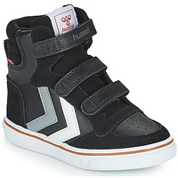 Shoes Children High top trainers hummel STADIL PRO JR Black / Grey