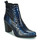 Shoes Women Ankle boots Regard SALLY Black / Blue