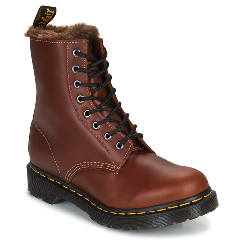 Shoes Women Mid boots Dr. Martens 1460 SERENA Brown