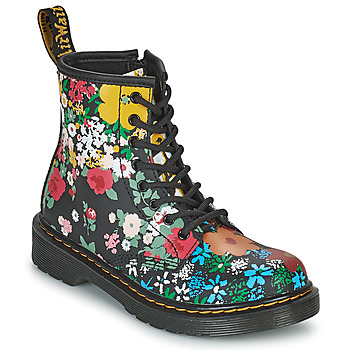 Shoes Girl Mid boots Dr Martens 1460 J Black / Multicolour