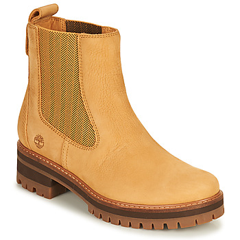 Shoes Women Mid boots Timberland COURMAYEUR VALLEY CHELSEA Wheat