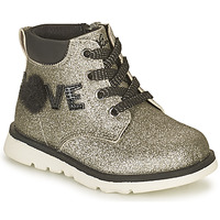 Shoes Girl Mid boots Chicco FLORINA Silver