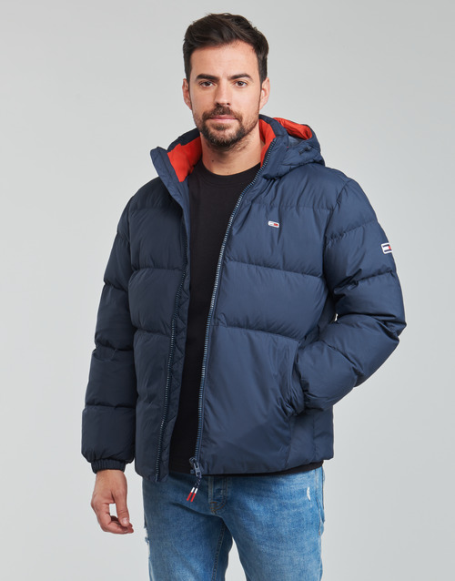 Bounce envy Unforeseen circumstances Tommy Jeans TJM ESSENTIAL DOWN JACKET Blue - Free delivery | Spartoo NET !  - material Duffel coats Men USD/$195.20