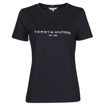 Clothing Women short-sleeved t-shirts Tommy Hilfiger HERITAGE HILFIGER CNK RG TEE Marine