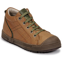 Shoes Boy High top trainers Aster BARNA Camel
