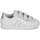Shoes Girl Low top trainers adidas Originals SUPERSTAR CF C White / Silver