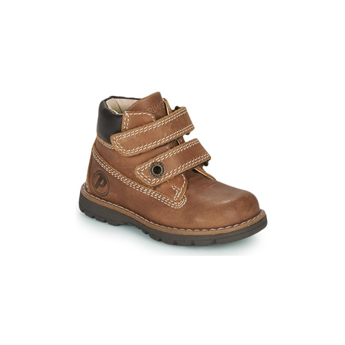 Shoes Boy Mid boots Primigi PLAY CASUAL Brown