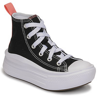 Shoes Girl High top trainers Converse CHUCK TAYLOR ALL STAR MOVE CANVAS HI Black / Pink
