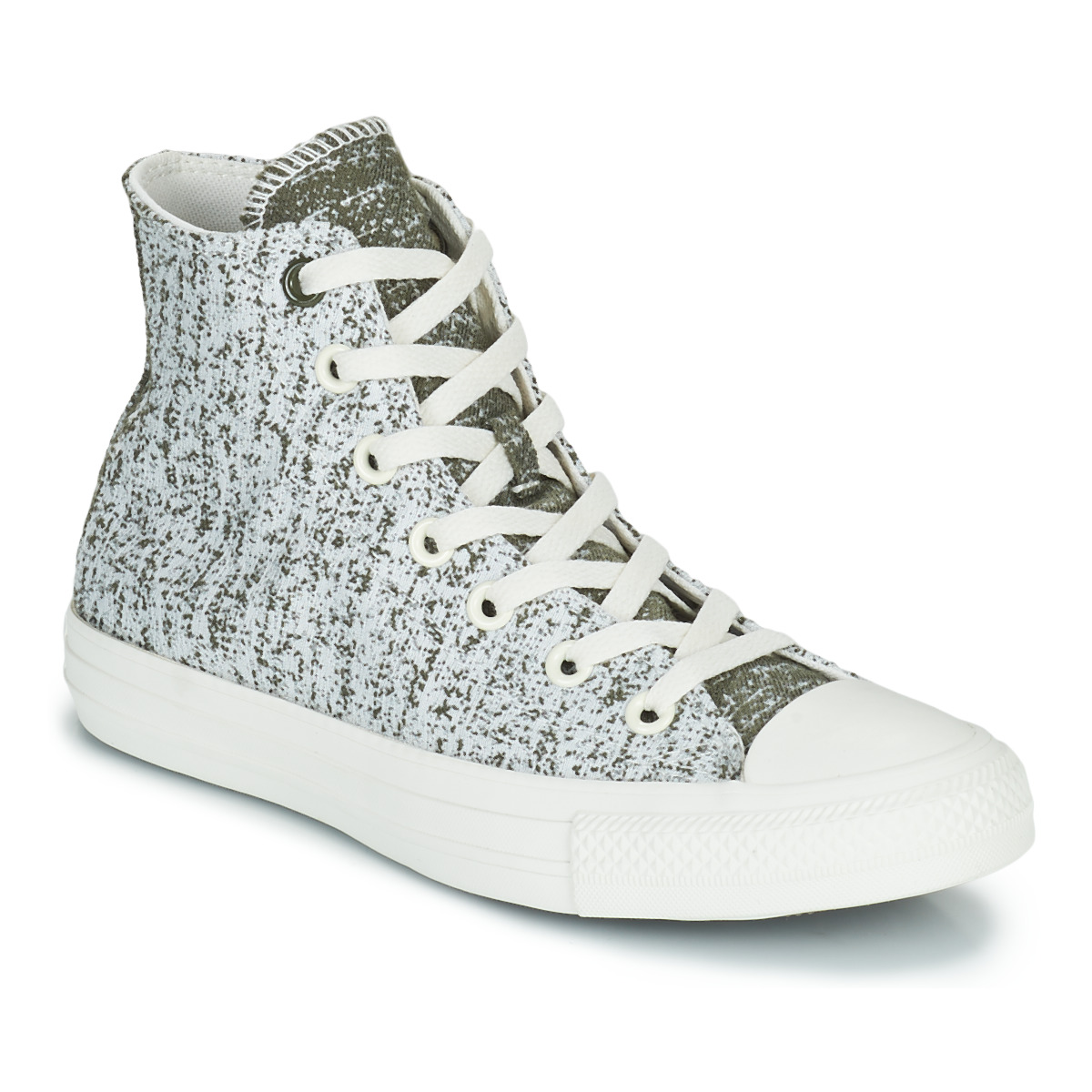 Shoes Women High top trainers Converse CHUCK TAYLOR ALL STAR HYBRID TEXTURE HI Grey