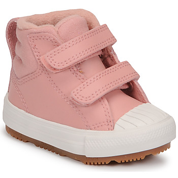 Shoes Girl High top trainers Converse CHUCK TAYLOR ALL STAR BERKSHIRE BOOT SEASONAL LEATHER HI Pink