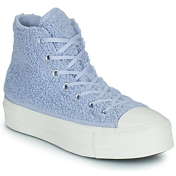 Shoes Women High top trainers Converse CHUCK TAYLOR ALL STAR LIFT COZY UTILITY HI Blue