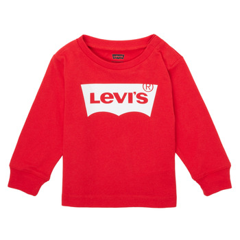 Clothing Boy Long sleeved shirts Levi's L/S BATWING TEE Red