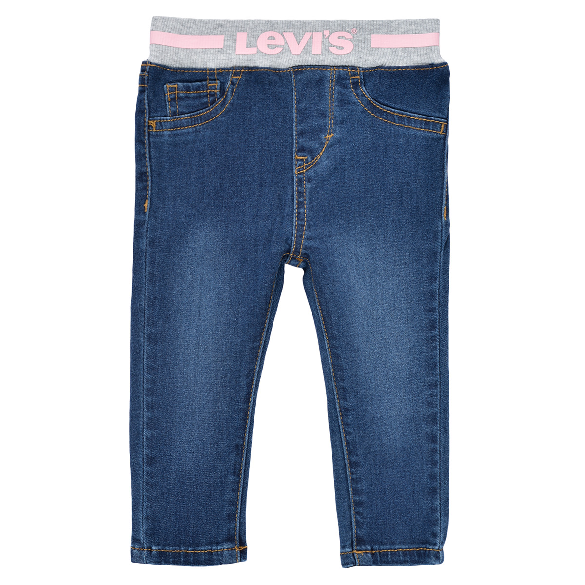 Clothing Girl Skinny jeans Levi's PULL ON SKINNY JEAN Westthird / Pink