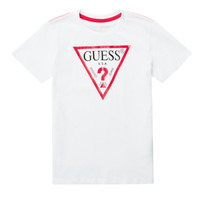 Clothing Boy short-sleeved t-shirts Guess MILLO White