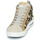 Shoes Women High top trainers Semerdjian CIELLO Beige / Gold