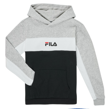 Clothing Boy sweaters Fila CAMILLA Black / Grey