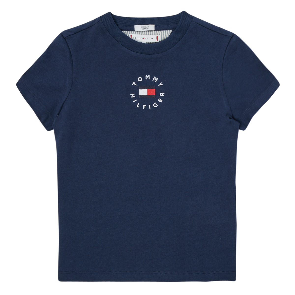 Clothing Boy short-sleeved t-shirts Tommy Hilfiger CAMISA Marine