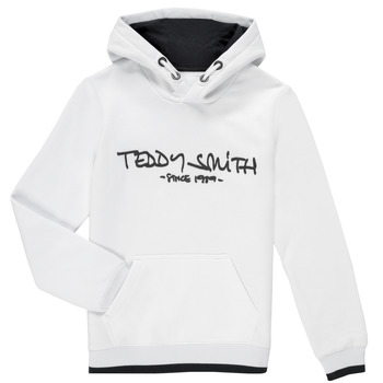 Clothing Boy sweaters Teddy Smith SICLASS HOODY White