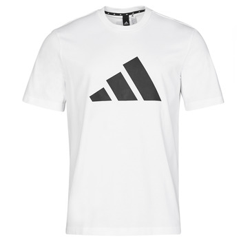 material Men short-sleeved t-shirts adidas Performance M FI 3B TEE White