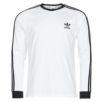material Long sleeved shirts adidas Originals 3-STRIPES LS T White