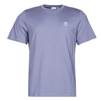 material Men short-sleeved t-shirts adidas Originals ESSENTIAL TEE Violet / Orbite