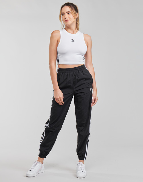Adidas Originals Plus Adicolor Side Logo Track Pants In Black for Women