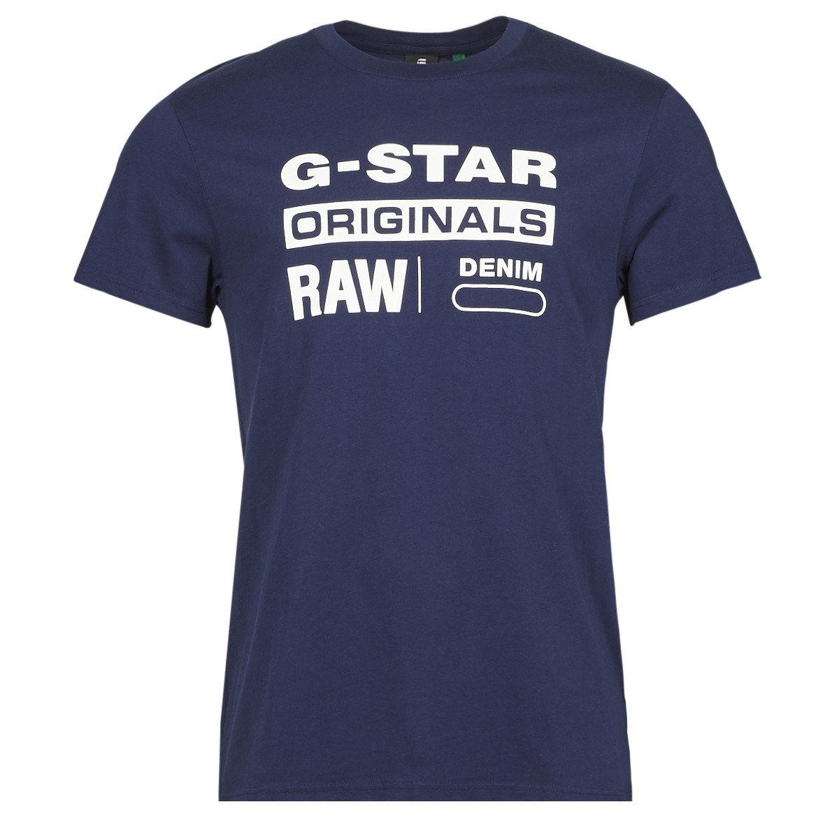 Clothing Men short-sleeved t-shirts G-Star Raw GRAPHIC 8 R T SS Blue