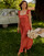 Clothing Women Long Dresses Céleste AURORE version courte Red
