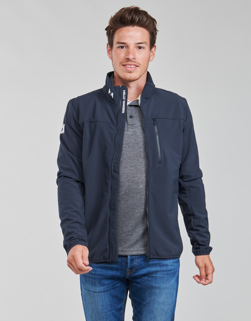 Helly Hansen CREW SOFTSHELL JACKET 2.1 Marine - Free delivery | Spartoo NET ! Clothing Blouses Men USD/$123.20