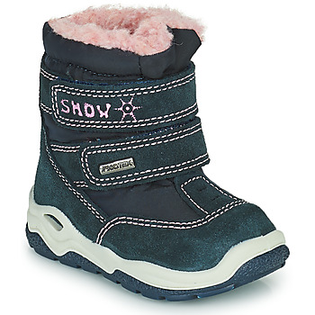 Shoes Girl Snow boots Citrouille et Compagnie POUDOU Blue / Pink