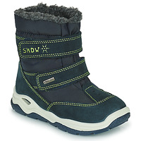 Shoes Girl Snow boots Citrouille et Compagnie POUDOU Blue / Green