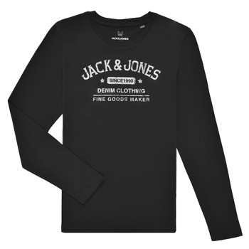 material Boy Long sleeved shirts Jack & Jones JJEJEANS TEE LS Black