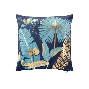 Home Cushions covers Douceur d intérieur PRUSSEOR Blue