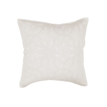 Home Cushions covers Douceur d intérieur FLORETTE White